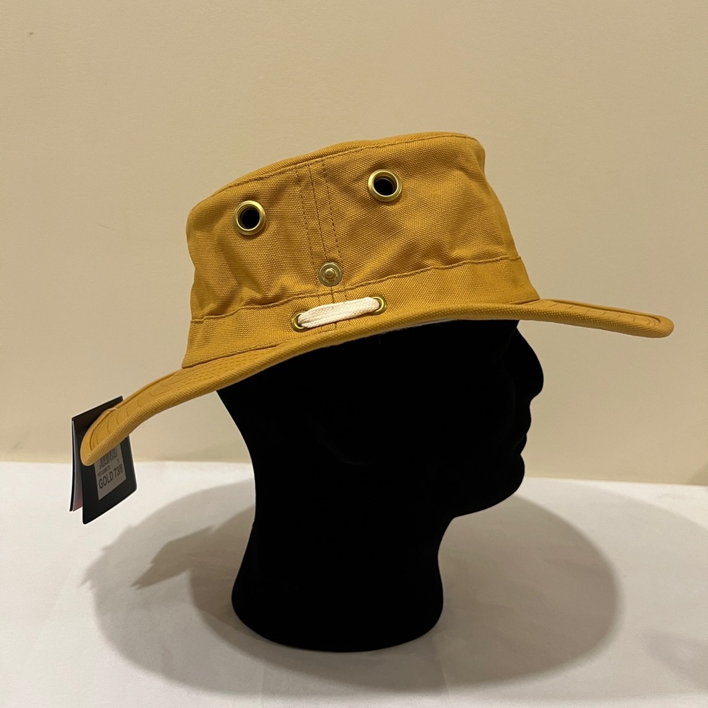 TILLEY TM3 CLASSIC HAT - GOLD/YELLOW - SIZE 7 3/8 NWT - UNISEX
